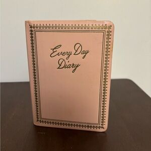Vintage 1960s Diary